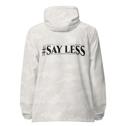 Sayless Signature lightweight zip up windbreaker