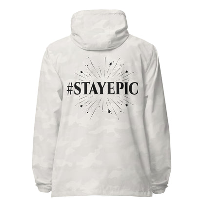Stayepic Signature lightweight zip up windbreaker