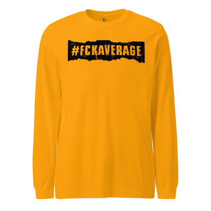 Fckaverage Signature Long Sleeve Tee