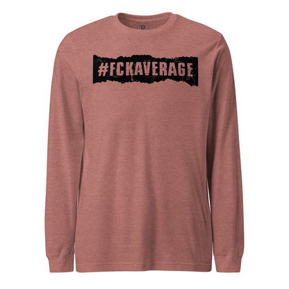 Fckaverage Signature Long Sleeve Tee