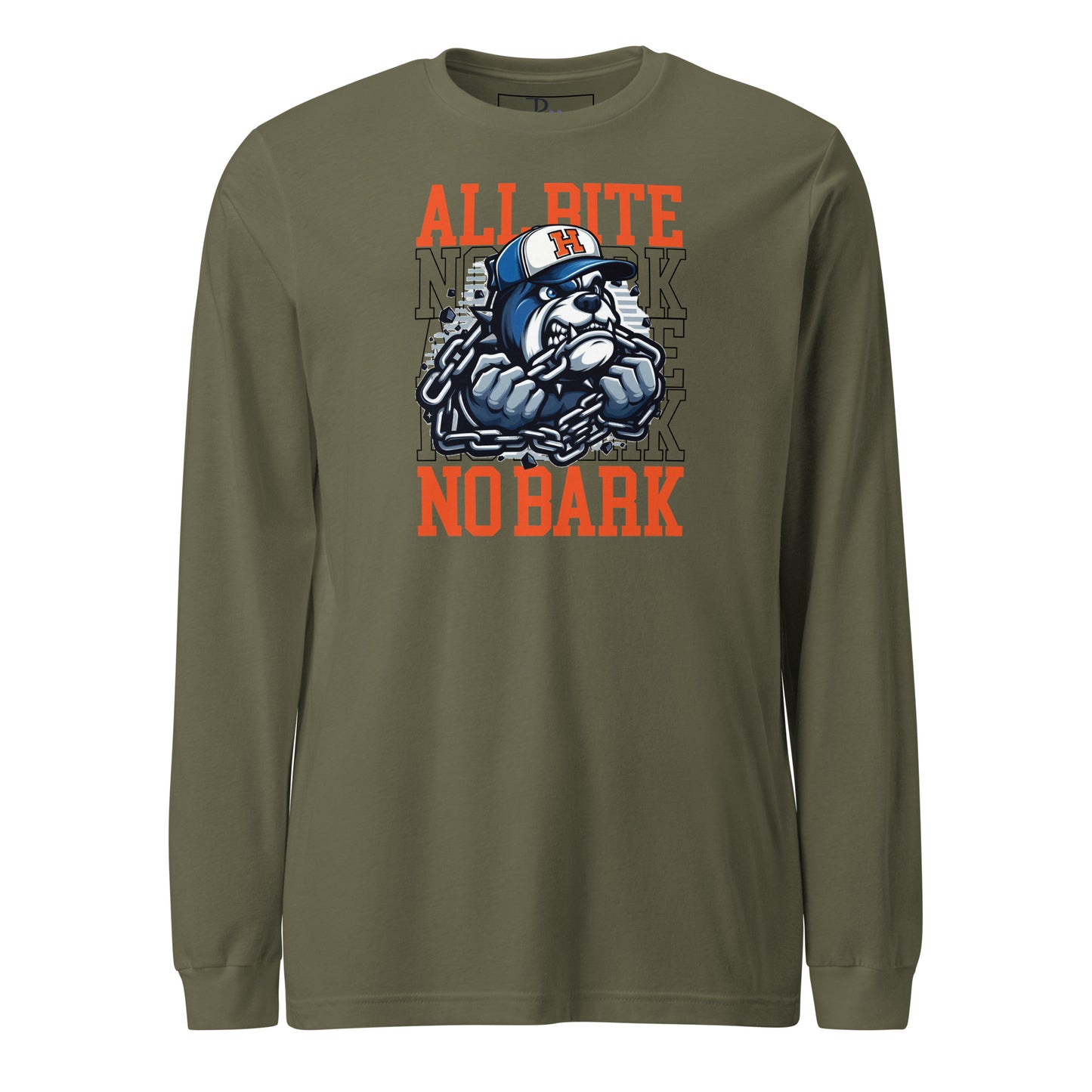 All Bite No Bark long sleeve tee