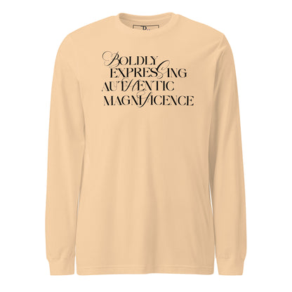 Boldly Expressing Long Sleeve Tee