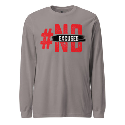 No Excuses Signature Long Sleeve Tee
