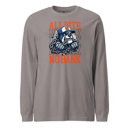 All Bite No Bark long sleeve tee