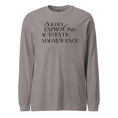 Boldly Expressing Long Sleeve Tee