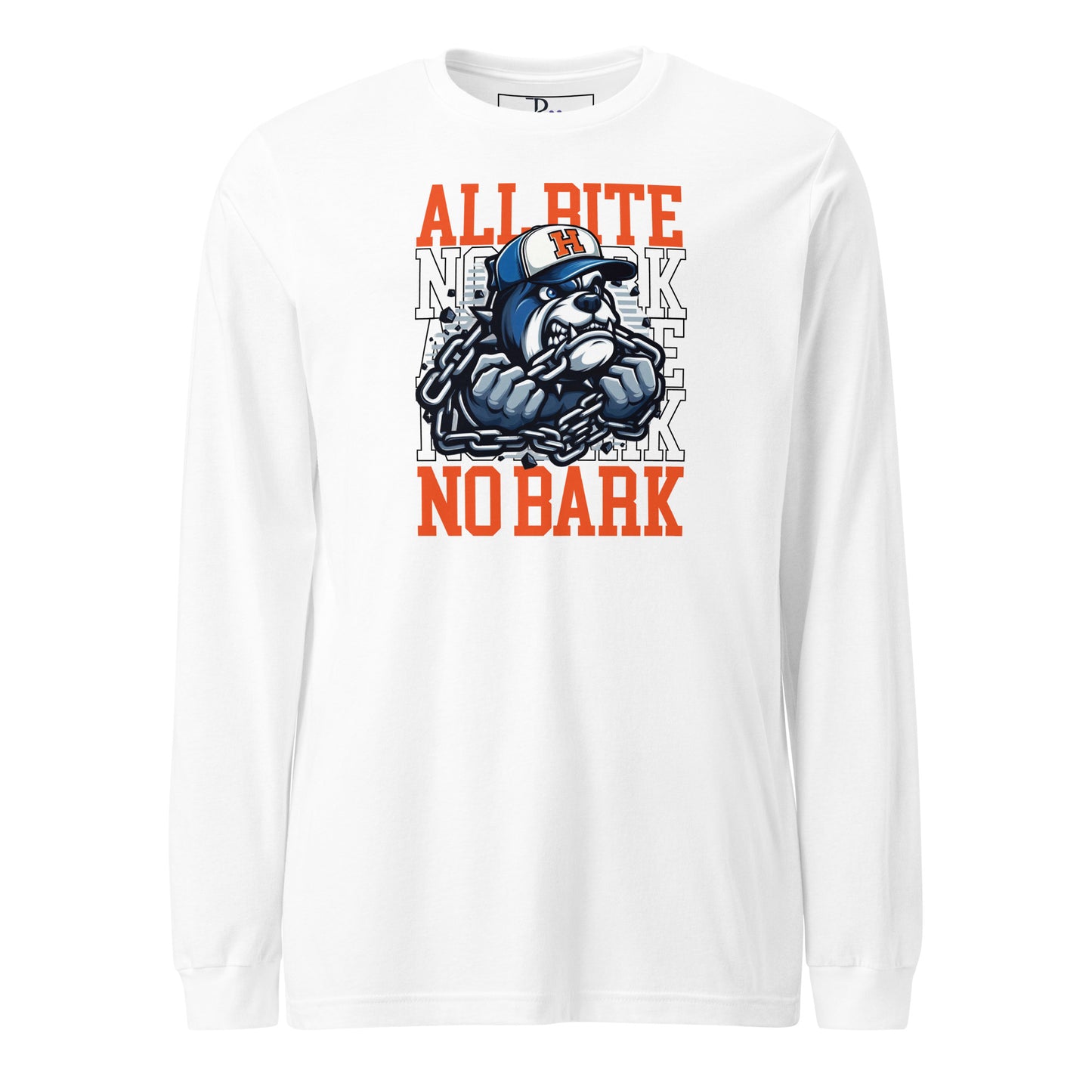 All Bite No Bark long sleeve tee