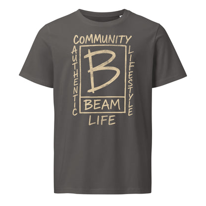 Community Authentic Lifestyle – Beam Life Bold Graphic Design for Urban Culture & Streetwear Unisex organic mid-light t-shirt