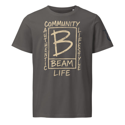 Community Authentic Lifestyle – Beam Life Bold Graphic Design for Urban Culture & Streetwear Unisex organic mid-light t-shirt