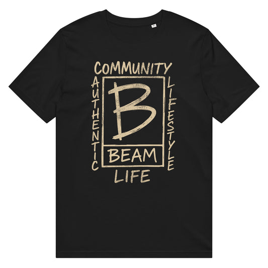 Community Authentic Lifestyle – Beam Life Bold Graphic Design for Urban Culture & Streetwear Unisex organic mid-light t-shirt