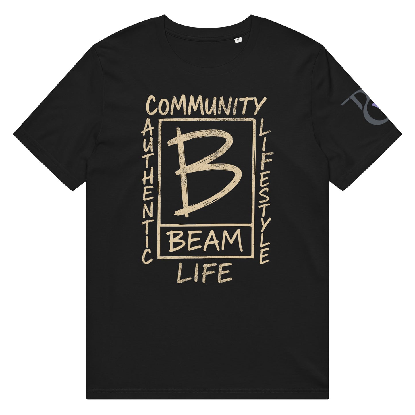 Community Authentic Lifestyle – Beam Life Bold Graphic Design for Urban Culture & Streetwear Unisex organic mid-light t-shirt