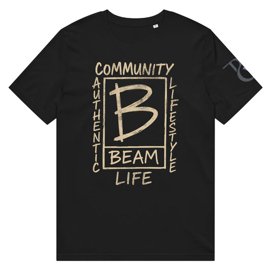 Community Authentic Lifestyle – Beam Life Bold Graphic Design for Urban Culture & Streetwear Unisex organic mid-light t-shirt