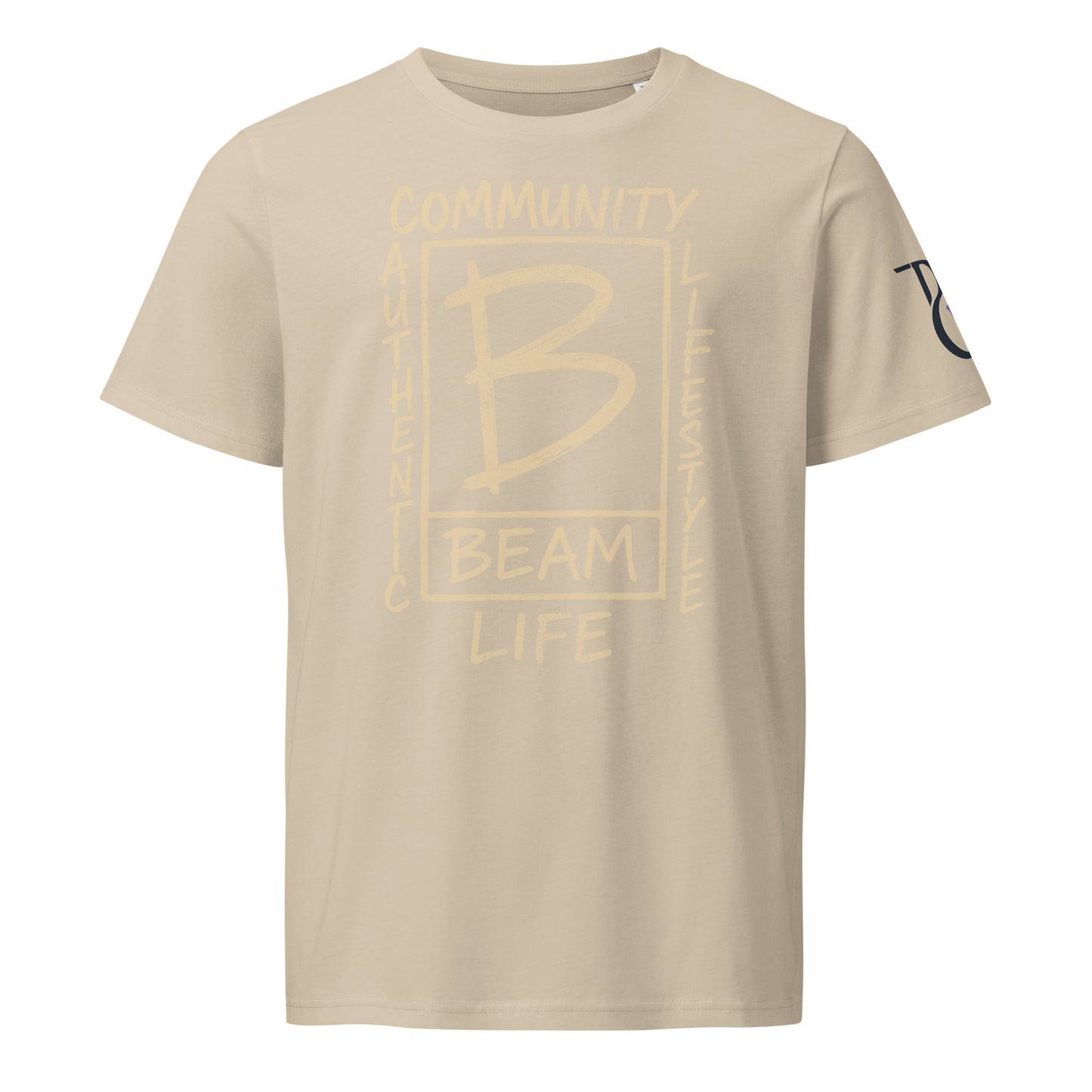 Community Authentic Lifestyle – Beam Life Bold Graphic Design for Urban Culture & Streetwear Unisex organic mid-light t-shirt
