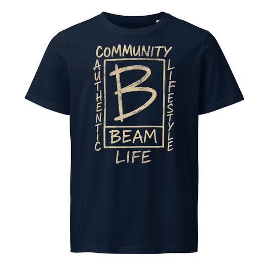Community Authentic Lifestyle – Beam Life Bold Graphic Design for Urban Culture & Streetwear Unisex organic mid-light t-shirt