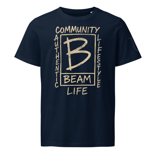 Community Authentic Lifestyle – Beam Life Bold Graphic Design for Urban Culture & Streetwear Unisex organic mid-light t-shirt