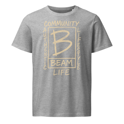 Community Authentic Lifestyle – Beam Life Bold Graphic Design for Urban Culture & Streetwear Unisex organic mid-light t-shirt