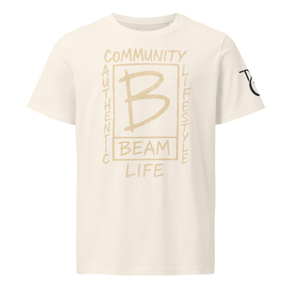 Community Authentic Lifestyle – Beam Life Bold Graphic Design for Urban Culture & Streetwear Unisex organic mid-light t-shirt