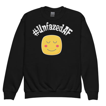 Unfazedaf Kids Youth crewneck sweatshirt