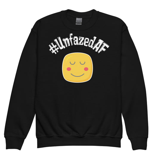 Unfazedaf Kids Youth crewneck sweatshirt