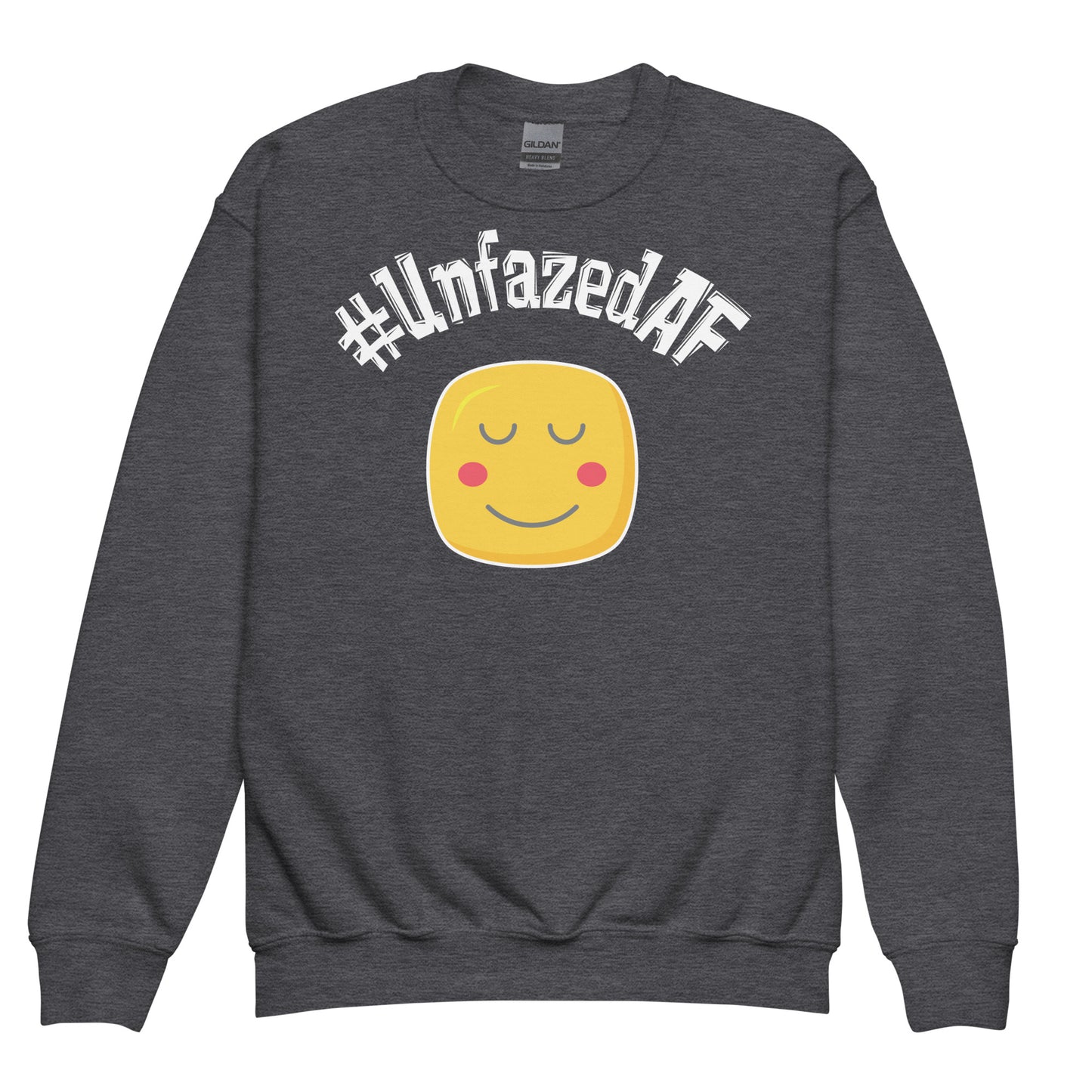 Unfazedaf Kids Youth crewneck sweatshirt