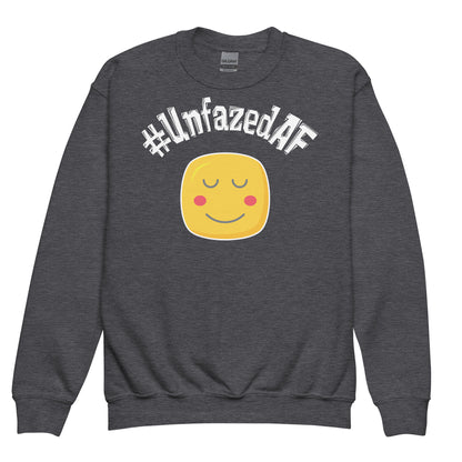 Unfazedaf Kids Youth crewneck sweatshirt