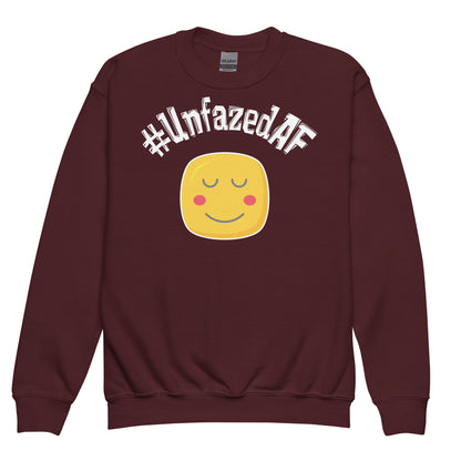 Unfazedaf Kids Youth crewneck sweatshirt