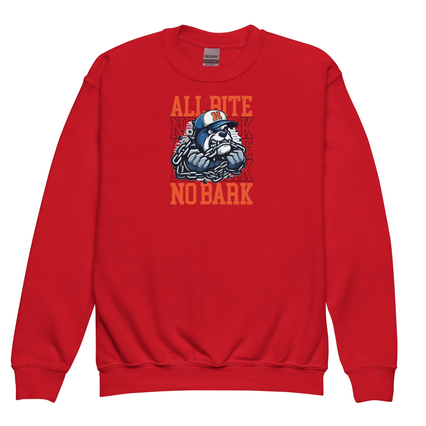 All Bite No Bark kid sweatshirt