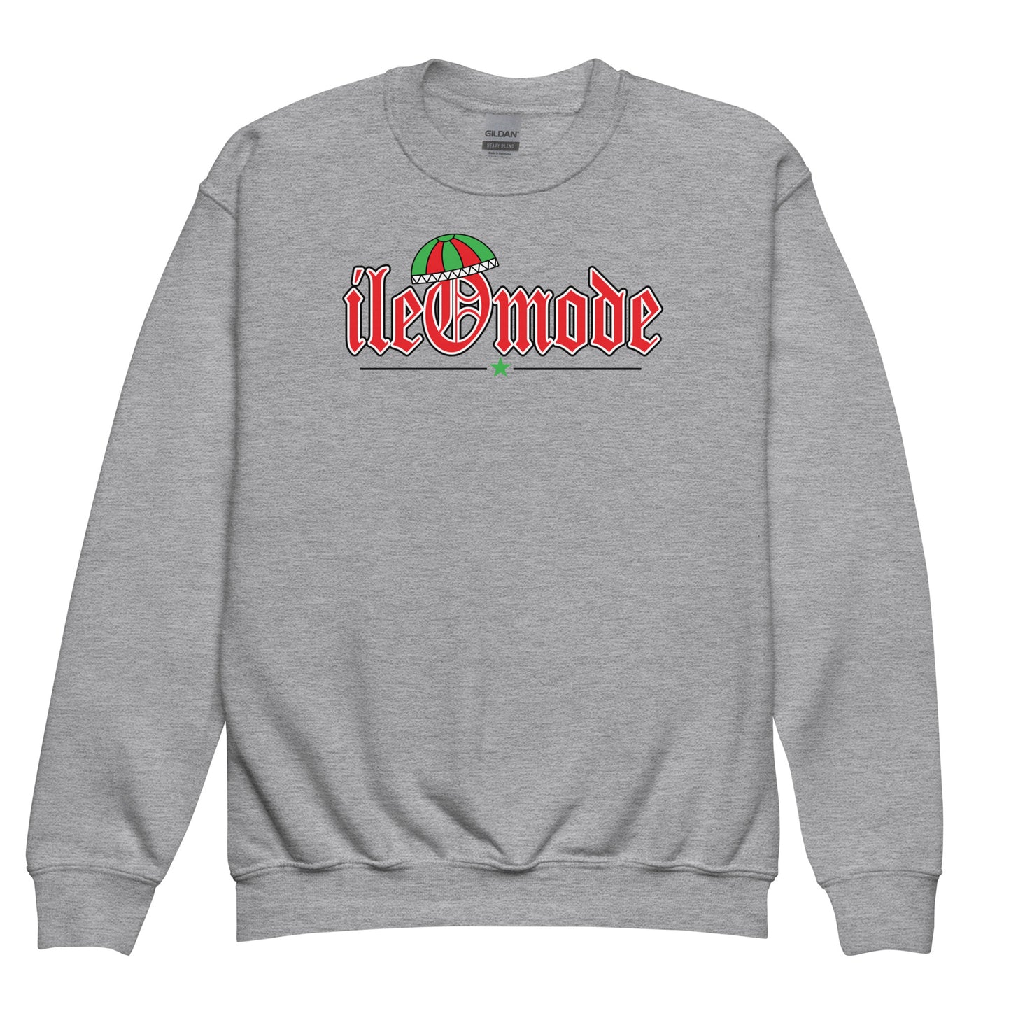 ile0 Mode umbrella Kids Youth crewneck sweatshirt