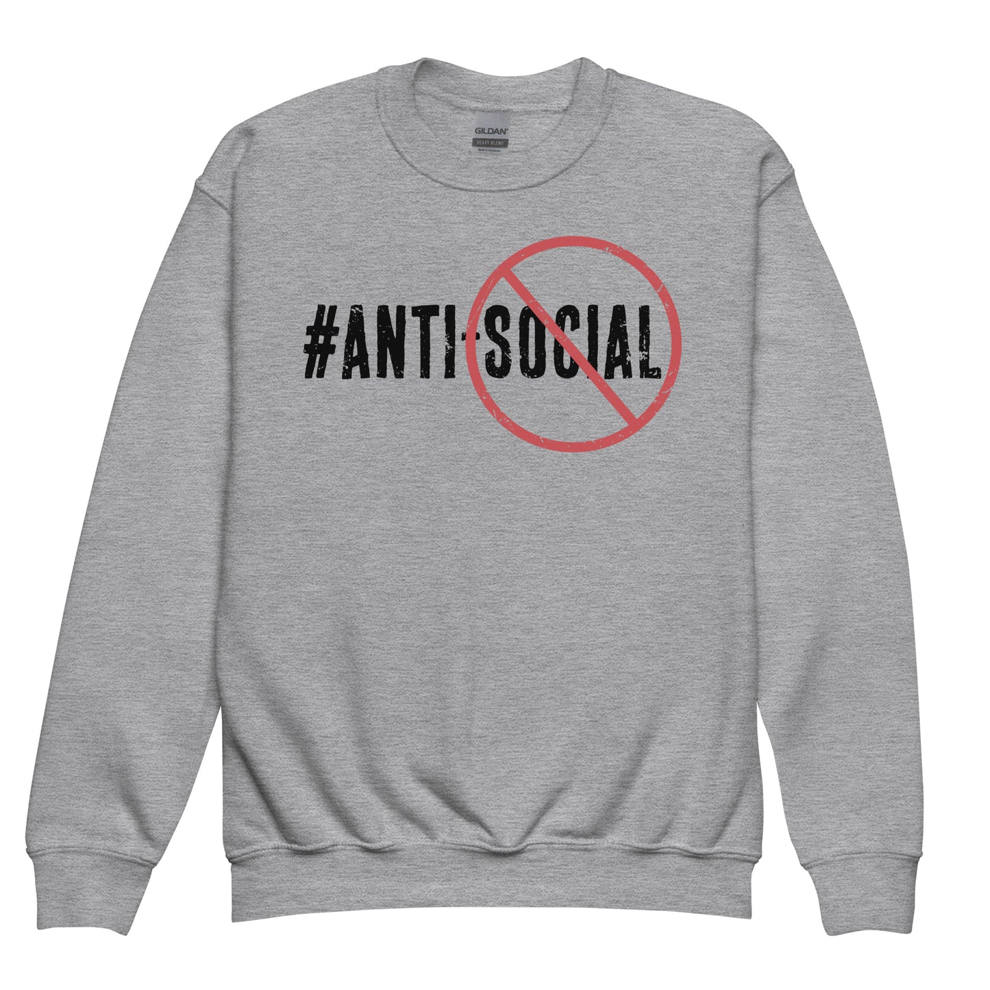 Anti Social Signature Kids Youth crewneck sweatshirt