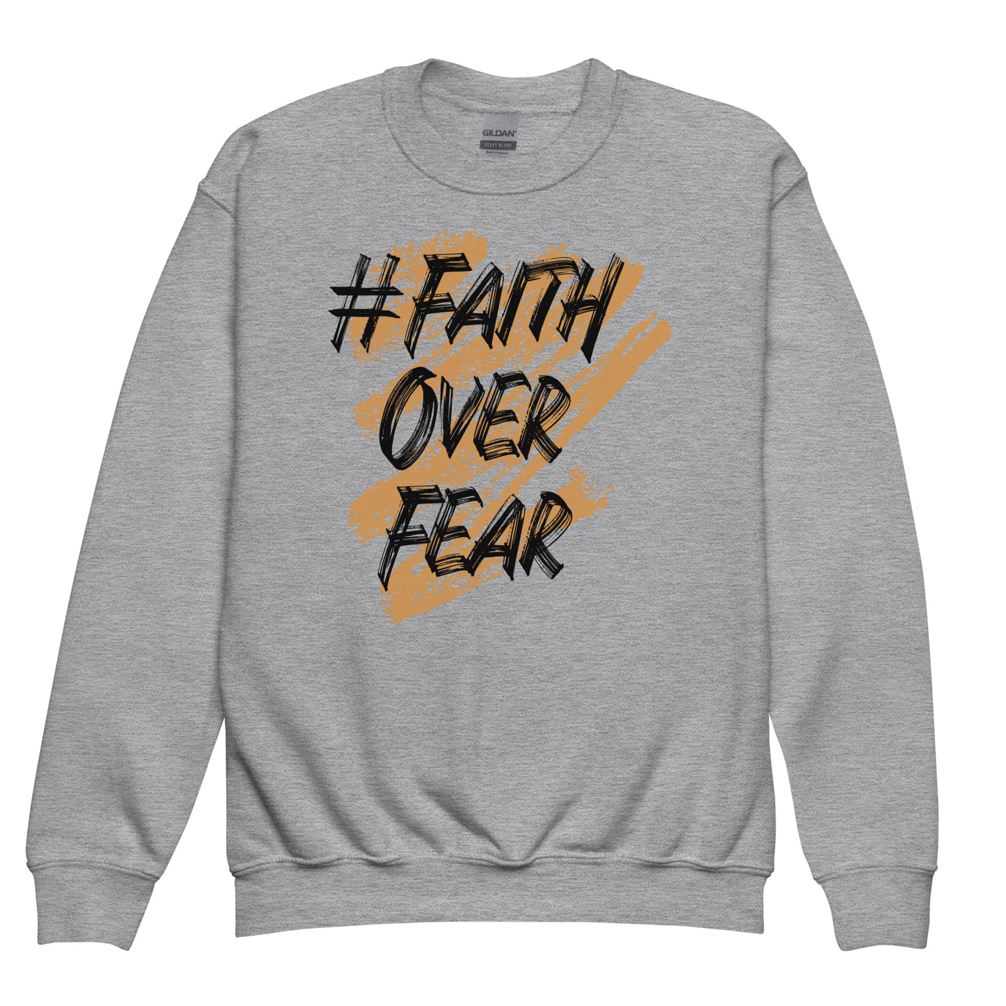 Faith Over Fear Signature Kids sweatshirt