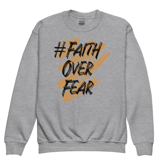 Faith Over Fear Signature Kids sweatshirt