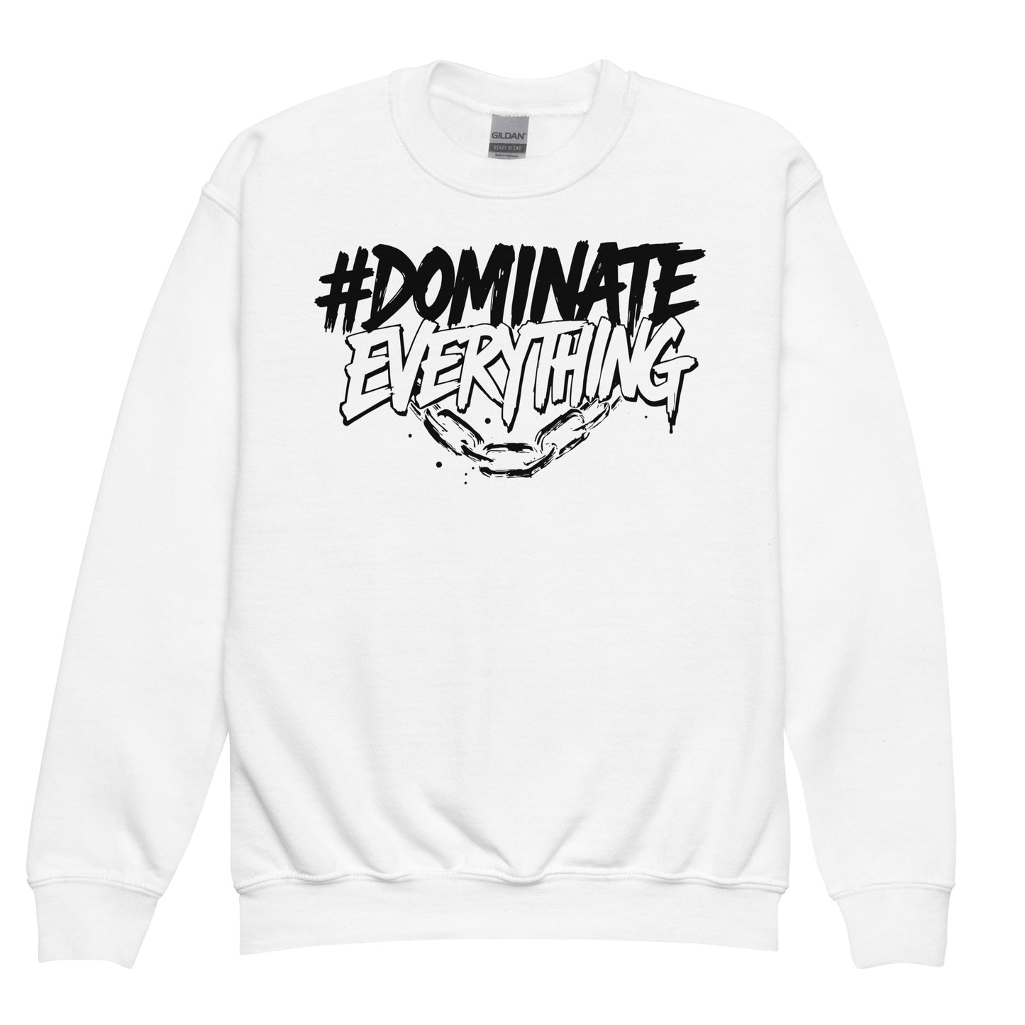 Dominate Everything Signature Kids Youth crewneck sweatshirt