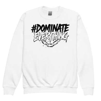 Dominate Everything Signature Kids Youth crewneck sweatshirt