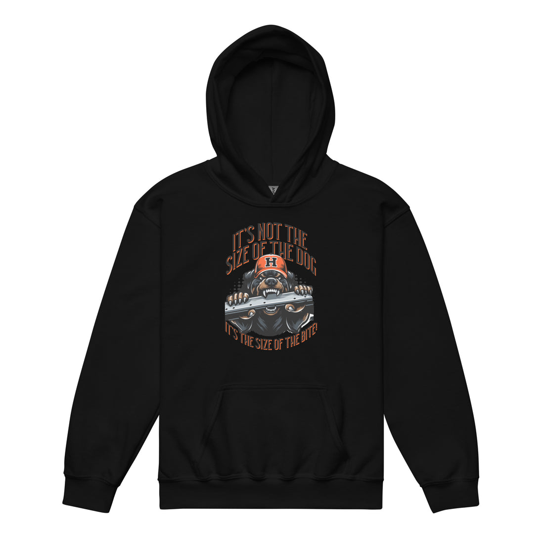 Size of the Dog kid Hoodie
