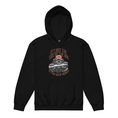 Size of the Dog kid Hoodie