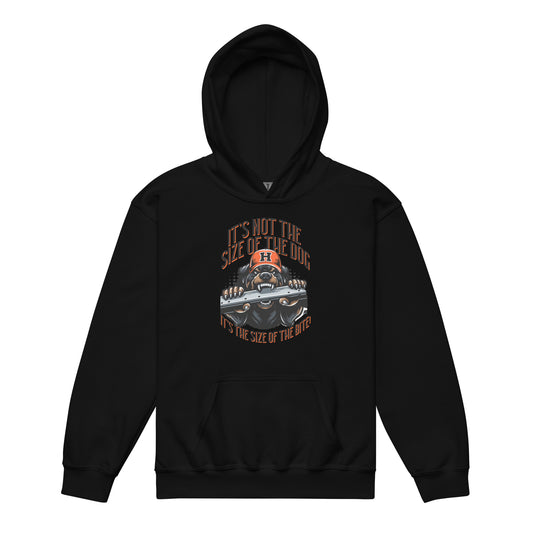 Size of the Dog kid Hoodie