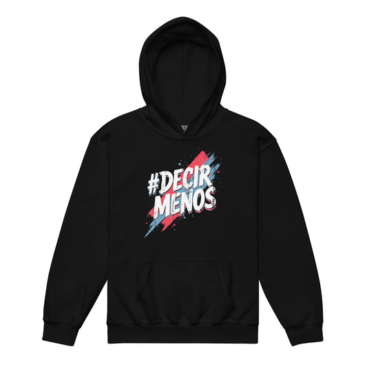Decir Menos Kids hoodie