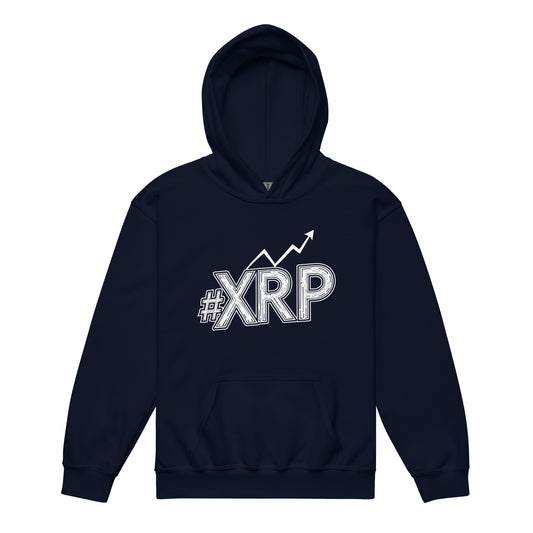 #XRP Line Graph Kids hoodie