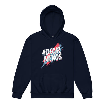 Decir Menos Kids hoodie