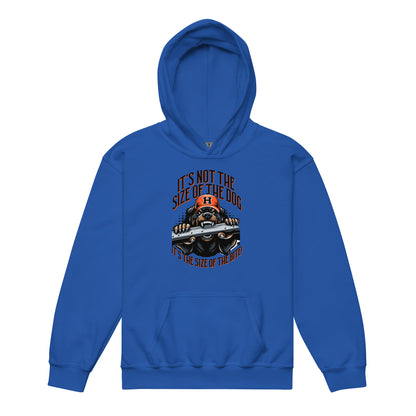 Size of the Dog kid Hoodie