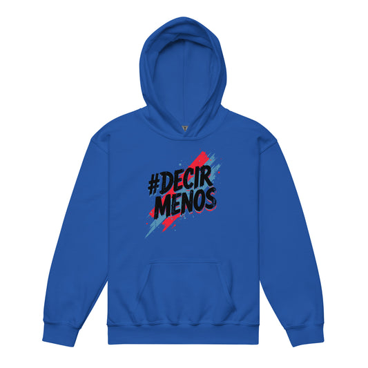 Decir Menos Signature Kids hoodie