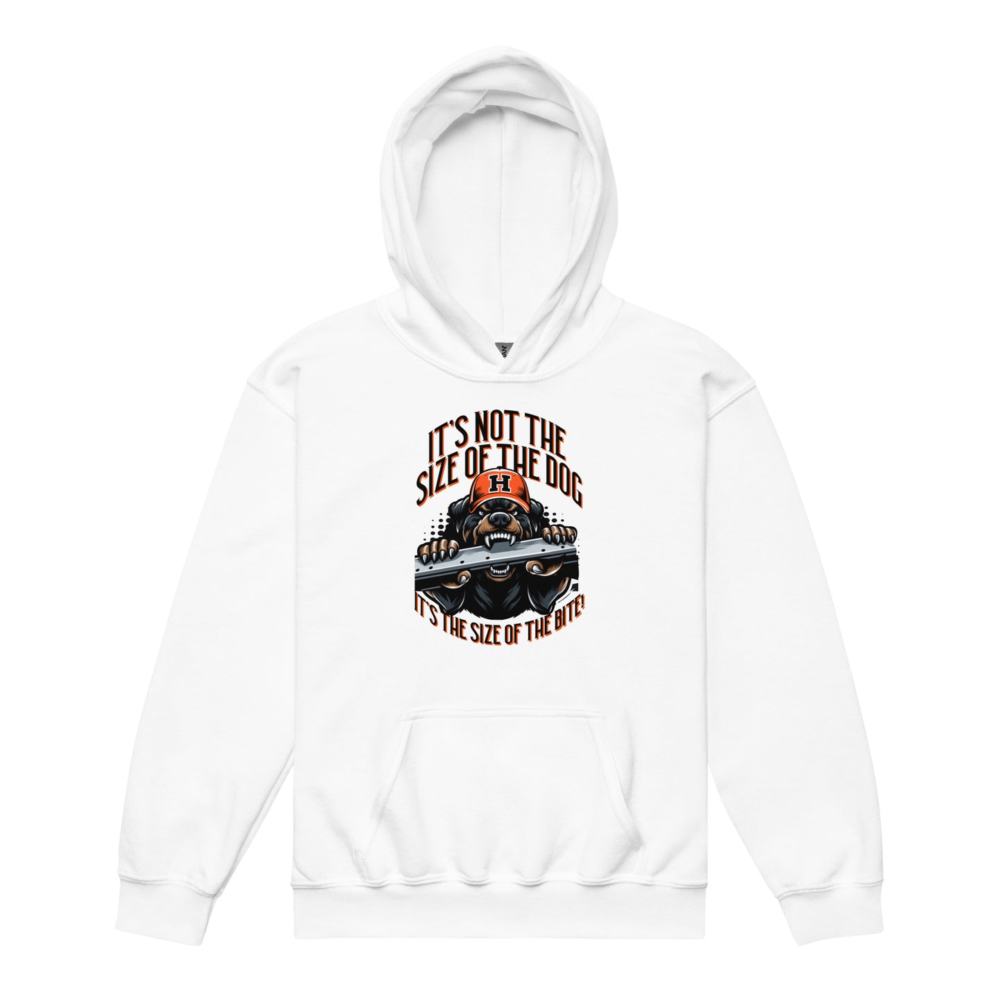 Size of the Dog kid Hoodie