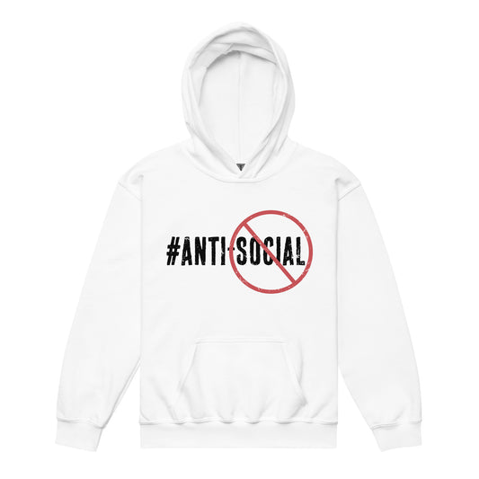 Anti Social Signature Kids Youth heavy blend hoodie