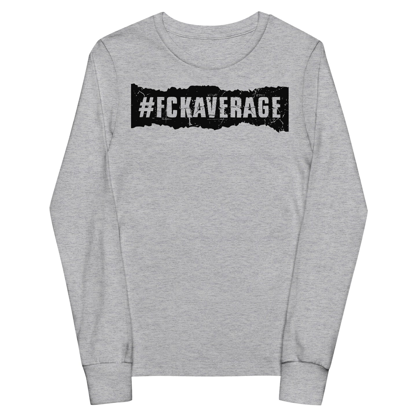 Fckaverage Signature Kids Youth long sleeve tee