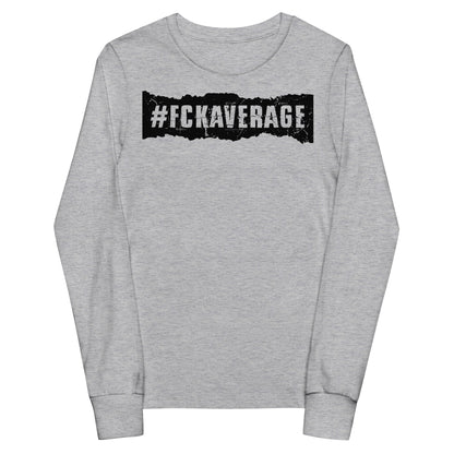 Fckaverage Signature Kids Youth long sleeve tee