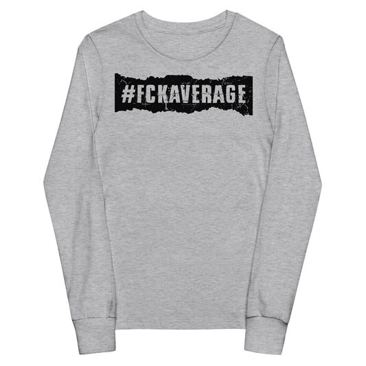 Fckaverage Signature Kids Youth long sleeve tee
