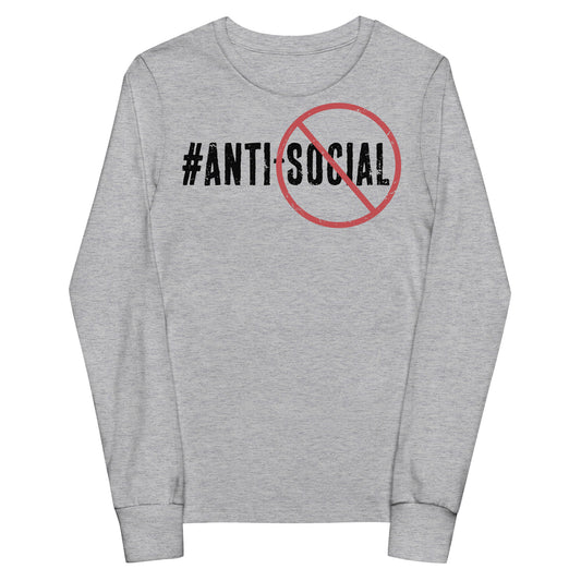 Anti Social Signature Kids Youth long sleeve tee