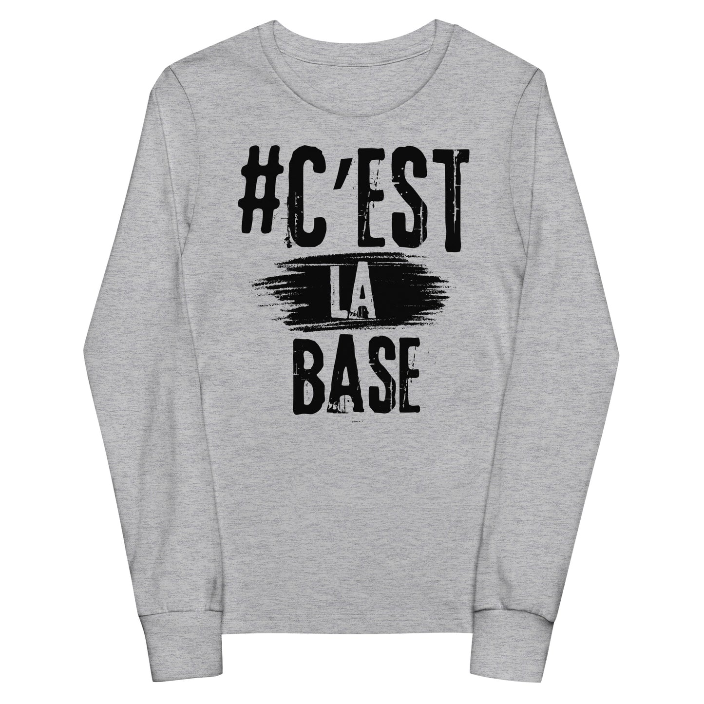 Cest La Base Signature Kids long sleeve tee
