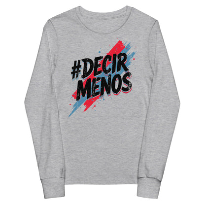 Decir Menos Signature Kids long sleeve tee