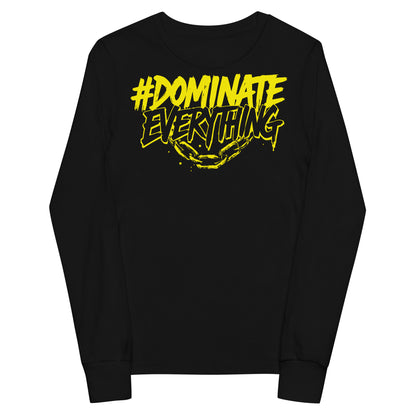 Dominate Everything Kids Youth long sleeve tee