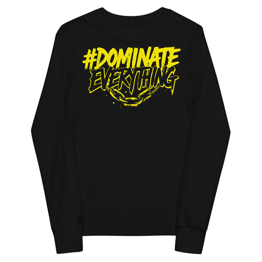 Dominate Everything Kids Youth long sleeve tee